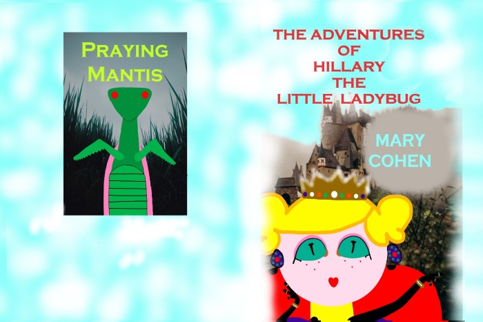 cover for the adventures of hillary the little ladybug mixed media