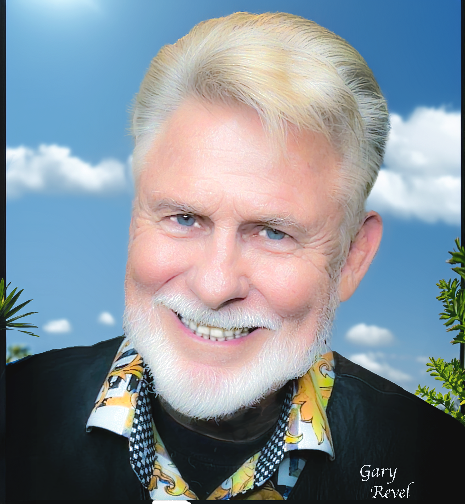 Gary Revel headshot, August 18, 2025 with link to the Gary Revel Official Website