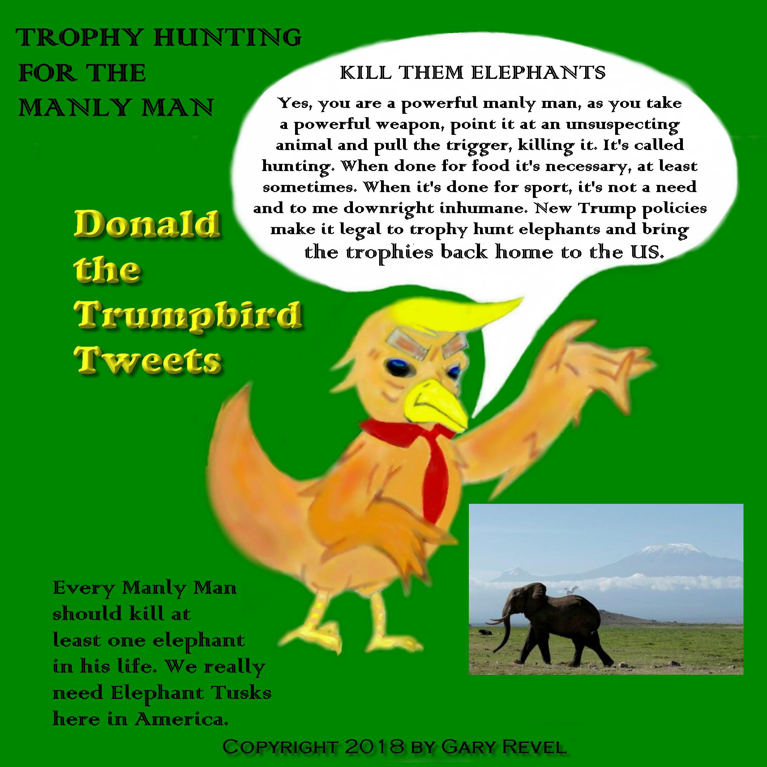 Donald the Trumpbird tweets Lady Liberty is Crying